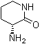 (R)-3-氨基-2-哌啶酮分子结构 (CAS 88763-76-2)