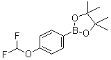 structure of CAS# 887757-48-4, 4-Difluoromethoxyphenylboronic acid pinacol ester