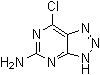 7-氯-3H-1,2,3-三唑并[4,5-d]嘧啶-5-胺分子结构 (CAS 88780-84-1)