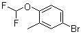 5-溴-2-(二氟甲氧基)甲苯分子结构 (CAS 888327-32-0)