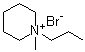 N-甲基-N-丙基哌啶鎓溴化物分子结构 (CAS 88840-42-0)