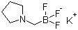 structure of CAS# 888711-53-3, Potassium trifluoro[(pyrrolidin-1-yl)methyl]borate