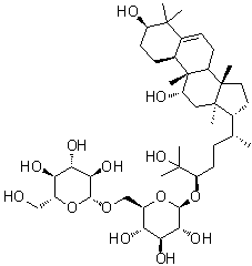 CAS # 88901-44-4, Mogroside II-A1, (3beta,9beta,10alpha,11alpha,24R)-3,11,25-Trihydroxy-9-methyl-19-norlanost-5-en-24-yl 6-O-beta-D-glucopyranosyl-beta-D-glucopyranoside