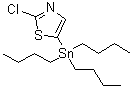 2-Chloro-5-(tributylstannyl)thiazole molecular structure (CAS 889672-73-5)