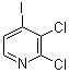 2,3-二氯-4-碘吡啶分子结构 (CAS 889865-45-6)