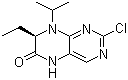 structure of CAS# 889877-77-4, (7R)-2-氯-7-乙基-7,8-二氢-8-(1-甲基乙基)-6(5H)-蝶啶酮