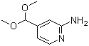 4-(二甲氧基甲基)-2-吡啶胺分子结构 (CAS 889945-19-1)