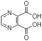 structure of CAS# 89-01-0, 2,3-Pyrazinedicarboxylic acid