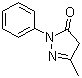 Edaravone molecular structure (CAS 89-25-8)