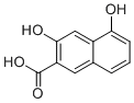 structure of CAS# 89-35-0, 3,5-二羟基-2-萘甲酸