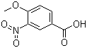 structure of CAS# 89-41-8, 4-Methoxy-3-nitrobenzoic acid