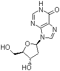 structure of CAS# 890-38-0, 2'-脱氧肌苷