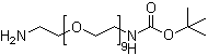 structure of CAS# 890091-43-7, 31-氨基-5,8,11,14,17,20,23,26,29-九氧杂-2-氮杂三十一烷酸叔丁基酯