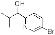 5-溴-alpha-异丙基-2-吡啶甲醇分子结构 (CAS 890150-88-6)