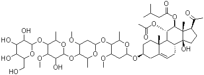 苦绳甙 A11分子结构 (CAS 89020-11-1)
