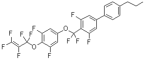 CAS 登录号：890403-38-0, 4-[[3,5-二氟-4-[(1,1,2,3,3-五氟-2-丙烯基)氧基]苯氧基]二氟甲基]-3,5-二氟-4'-丙基-1,1'-联苯