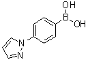 structure of CAS# 891270-35-2, [4-(吡唑-1-基)苯基]硼酸