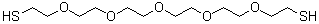 3,6,9,12,15-五氧杂十七烷-1,17-二硫醇分子结构 (CAS 89141-22-0)