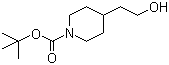 N-Boc-4-哌啶乙醇分子结构 (CAS 89151-44-0)