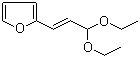 2-(3,3-二乙氧基-1-丙烯基)呋喃分子结构 (CAS 89176-42-1)