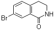7-Bromo-3,4-dihydro-2H-isoquinolin-1-one molecular structure (CAS 891782-60-8)