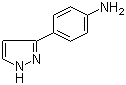 structure of CAS# 89260-45-7, 4-(1H-吡唑-3-基)苯胺