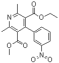 structure of CAS# 89267-41-4, 去氢尼群地平
