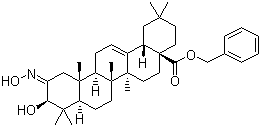 CAS # 892869-55-5, (3beta)-3-Hydroxy-2-(hydroxyimino)olean-12-en-28-oic acid phenylmethyl ester