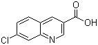 7-氯喹啉-3-甲酸分子结构 (CAS 892874-49-6)