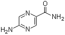 5-氨基-2-吡嗪甲酰胺分子结构 (CAS 89323-09-1)