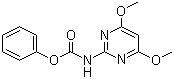 structure of CAS# 89392-03-0, 4,6-二甲氧基-2-(苯氧基羰基)氨基嘧啶