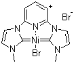 CAS # 894102-11-5, Bromo[(2,6-pyridinediyl)bis(3-methyl-1-imidazolyl-2-ylidene)]nickel bromide