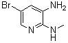 structure of CAS# 89415-54-3, 5-Bromo-N2-methyl-2,3-pyridinediamine
