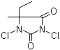 structure of CAS# 89415-87-2, Dichloro-5-ethyl-5-methylhydantoin