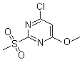 structure of CAS# 89466-55-7, 4-氯-2-(甲磺酰基)-6-甲氧基嘧啶