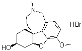 structure of CAS# 89505-76-0, 力可拉敏氢溴酸盐