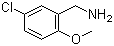 structure of CAS# 896127-80-3, 5-氯-2-甲氧基苄胺