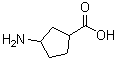 structure of CAS# 89614-96-0, 3-氨基环戊烷-1-羧酸