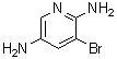 CAS # 896160-69-3, 3-Bromo-2,5-pyridinediamine, 3-Bromo-2,5-diaminopyridine, 3-Bromopyridine-2,5-diamine