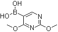 structure of CAS# 89641-18-9, 2,4-二甲氧基嘧啶-5-硼酸