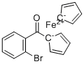 (2-溴苯甲酰基)二茂铁分子结构 (CAS 89670-19-9)