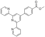 甲基4-([2,2':6',2''-三联吡啶]-4'-基)苯甲酸酯分子结构 (CAS 897037-23-9)