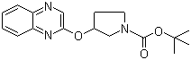 CAS 登录号：897044-97-2, 3-(2-喹喔啉基氧基)吡咯烷-1-甲酸叔丁酯