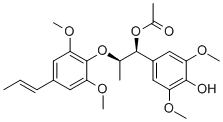 CAS 登录号：89706-39-8, 7-O-乙酰基-4-O-去甲基樟叶素