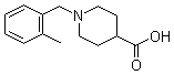 1-[(2-甲基苯基)甲基]-4-哌啶甲酸分子结构 (CAS 897094-25-6)