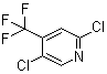 2,5-二氯-4-(三氟甲基)吡啶分子结构 (CAS 89719-92-6)