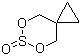 structure of CAS# 89729-09-9, 1,1-环丙烷二甲醇亚硫酸酯