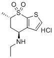 多佐胺去氨基磺酰基盐酸盐分子结构 (CAS 897657-77-1)