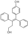 structure of CAS# 89778-37-0, (Z)-4-(4-羟基-1,2-二苯基丁-1-烯基)苯酚