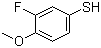 structure of CAS# 89818-27-9, 3-氟-4甲氧基苯硫酚